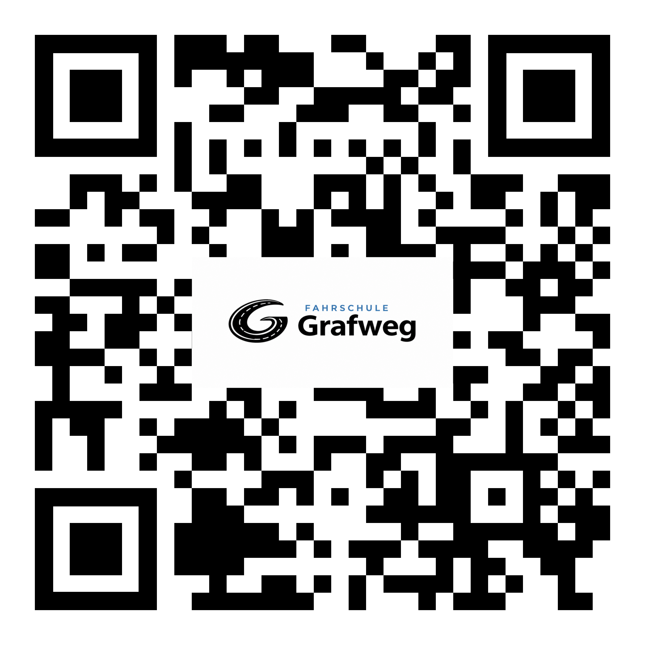 QR-Code zur Online Anmeldung bei Fahrschule Grafweg